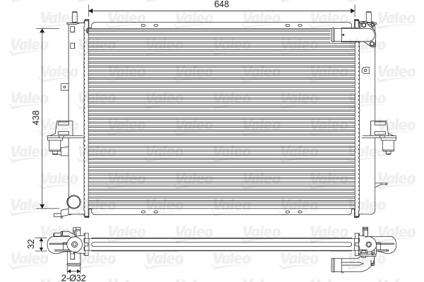 Radiateur Valeo 734829