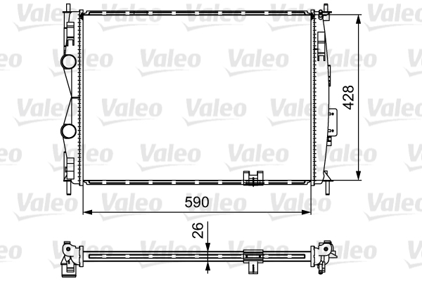 Radiateur Valeo 735116