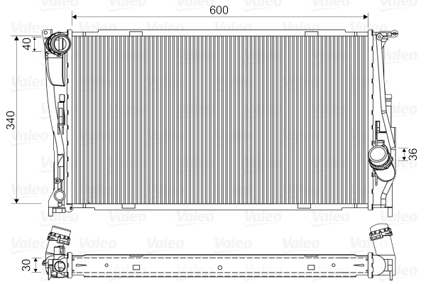 Radiateur Valeo 735165