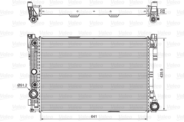 Radiateur Valeo 735291