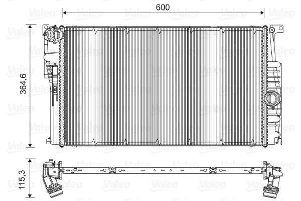 Radiateur Valeo 735451