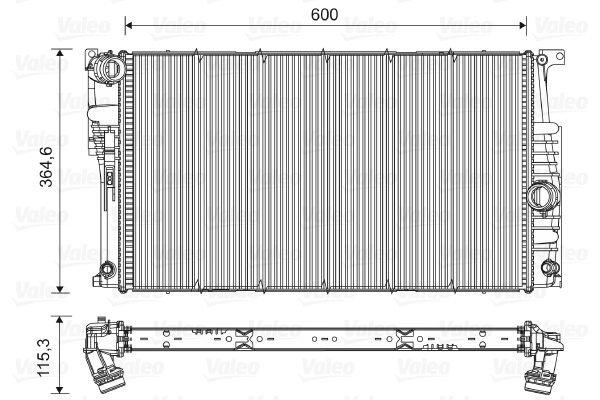 Radiateur Valeo 735455