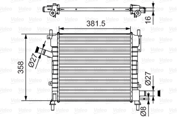 Radiateur Valeo 735478