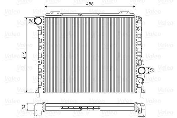 Radiateur Valeo 811068