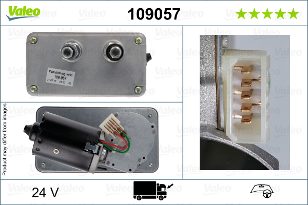 Valeo Ruitenwissermotor 109057