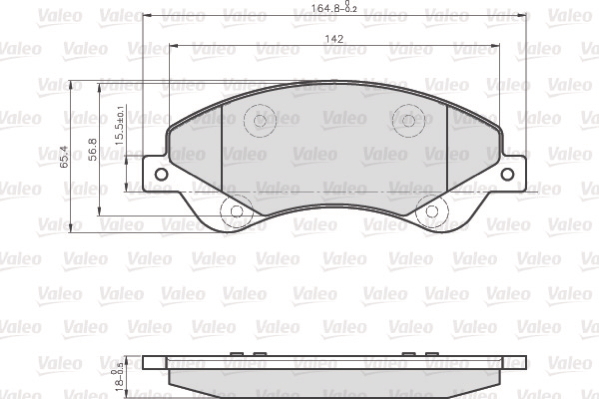Valeo Remblokset 872818