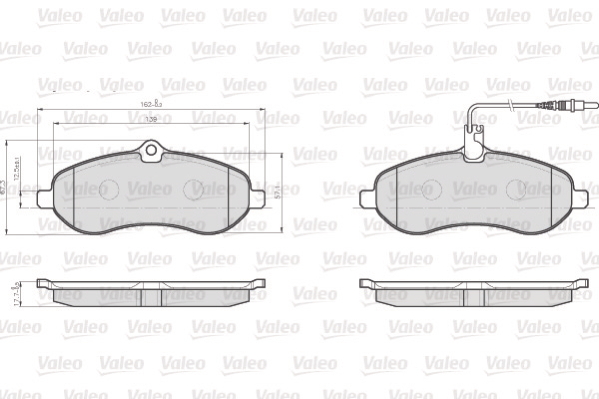 Valeo Remblokset 872595