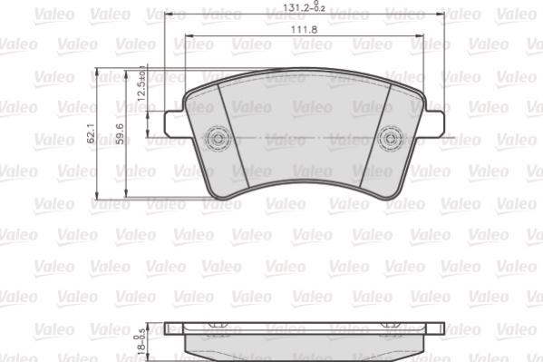 Valeo Remblokset 872693