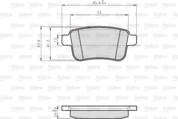 Valeo Remblokset 872692