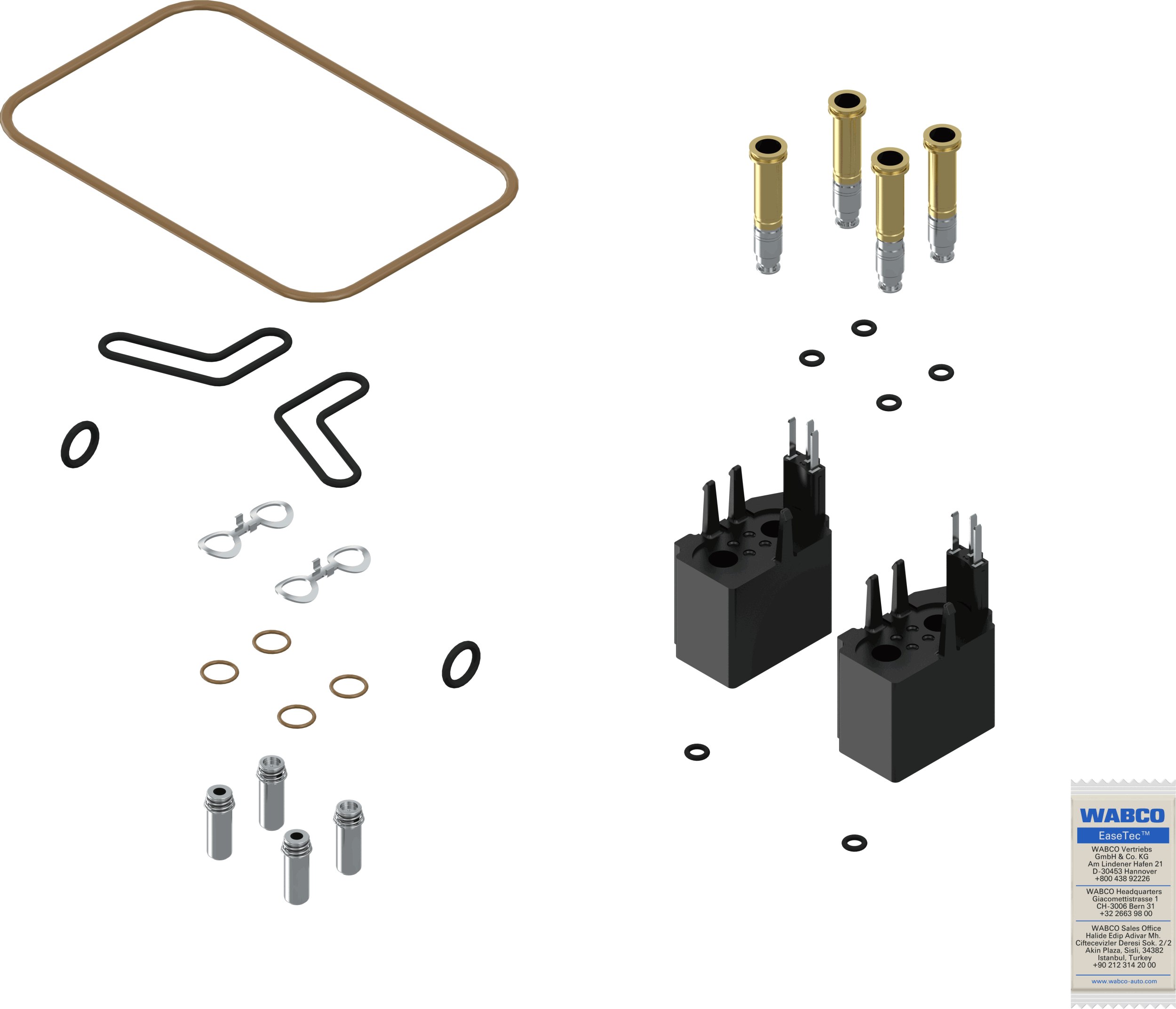 Ashoes, remklauwgeleiding Wabco 4801049212