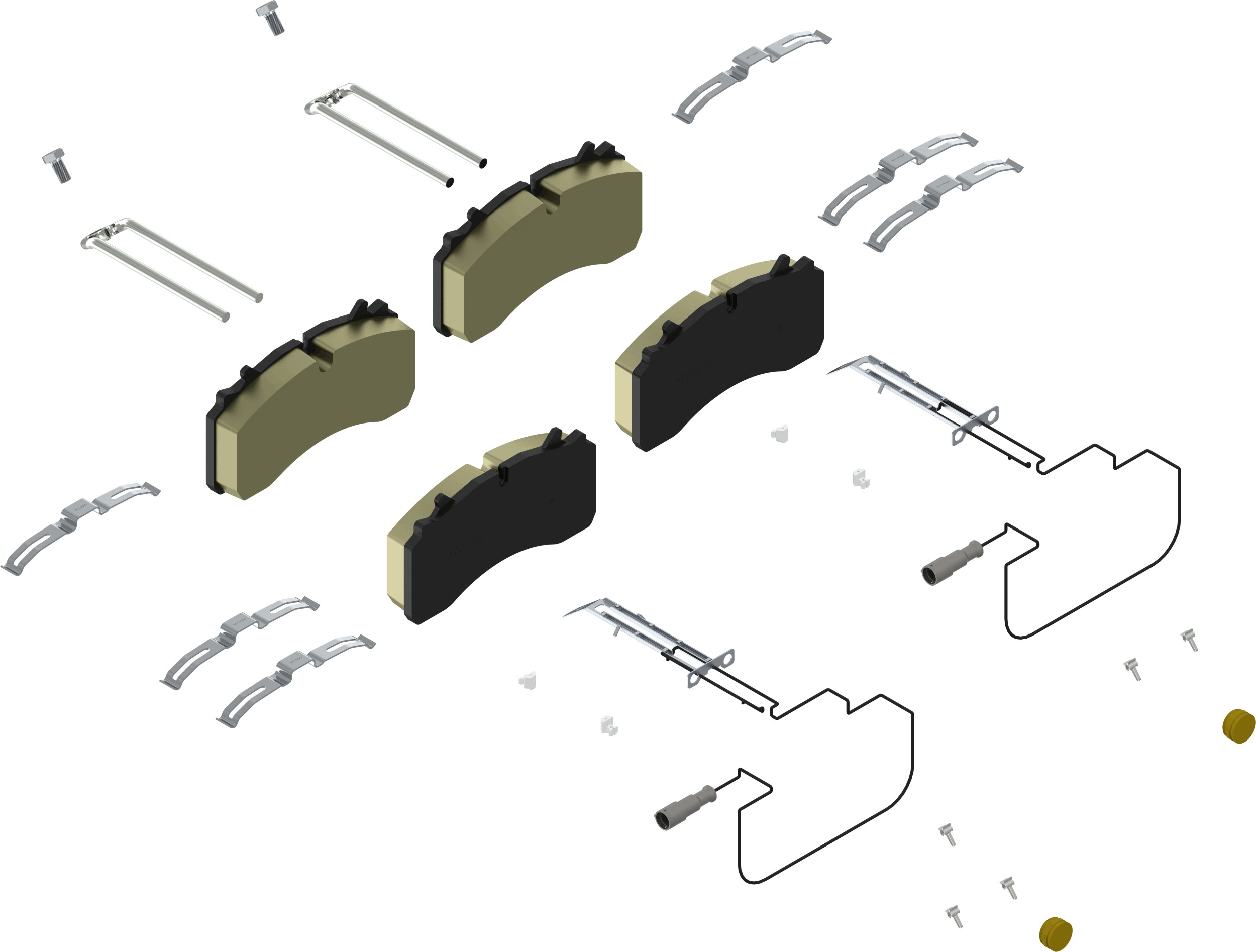 Remblokset Wabco 6402509212