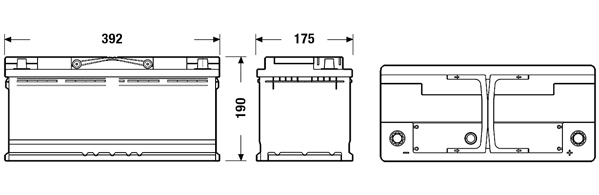 Exide Accu EB1100