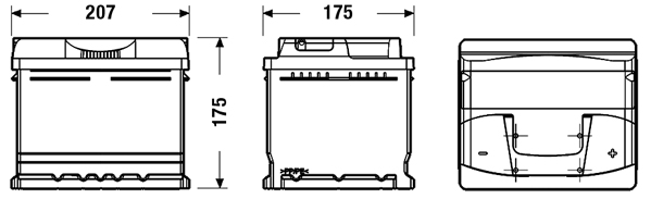 Exide Accu EB442