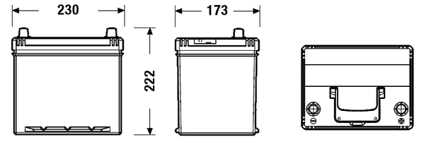 Exide Accu EB604