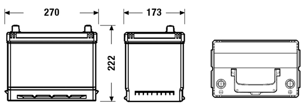 Exide Accu EB704