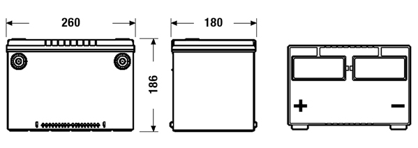 Exide Accu EB708