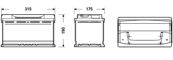 Exide Accu EB800