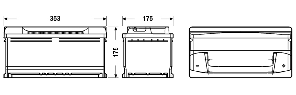 Exide Accu EB852