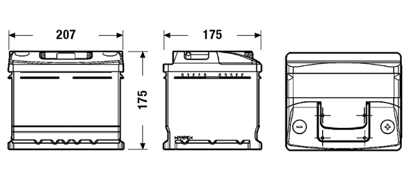 Exide Accu EC412