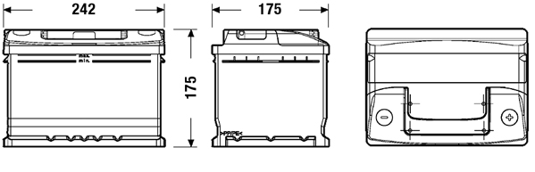 Exide Accu EC542