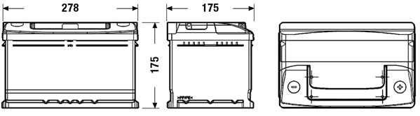 Exide Accu EC652