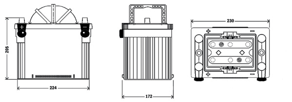 Exide Accu EX900