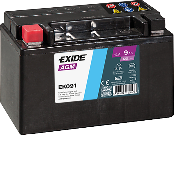 Accu Exide EK091