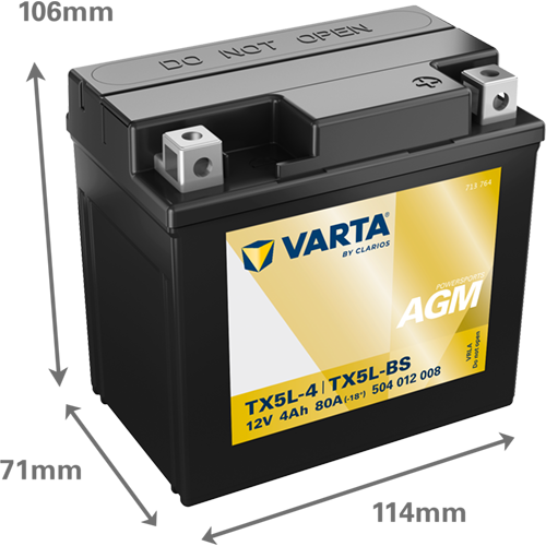Varta Accu 504012008K544