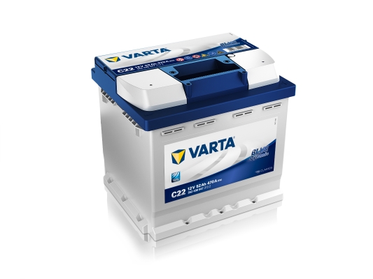 Varta Blue Dynamic C22 12V 52 Ah - 5524000473132 - 4016987119488 - 533071 - 470 A