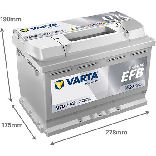 Varta Accu 570500076K262