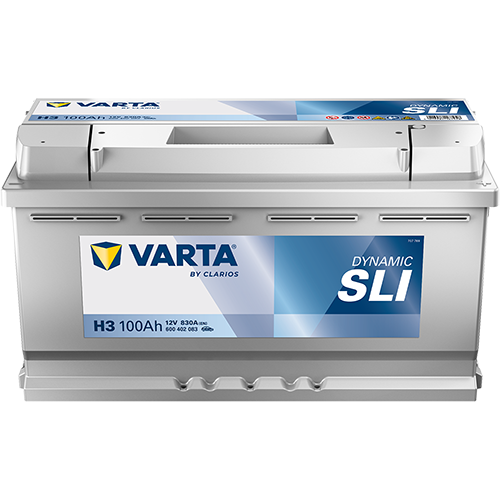 Varta DYNAMIC SLI H3 - 600402083K262 - 4016987119808 - 4016987167458 - 019 - 12V 830A 100Ah - 600402083 - 709220 - Silver Dynamic - 6004020833162 - 533105