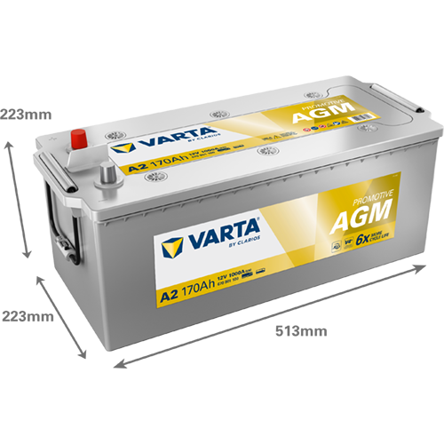 Varta Accu / Batterij 670901100K182