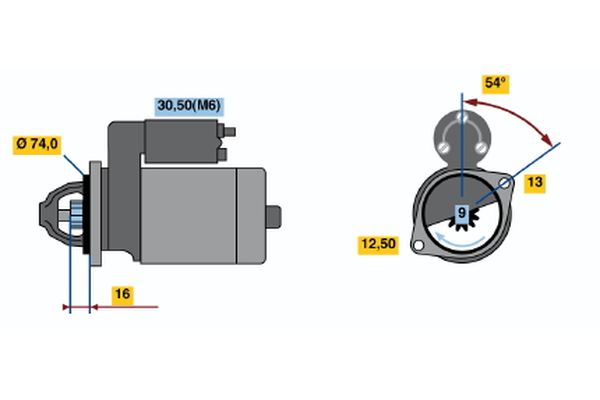 Bosch Starter 0 001 106 026