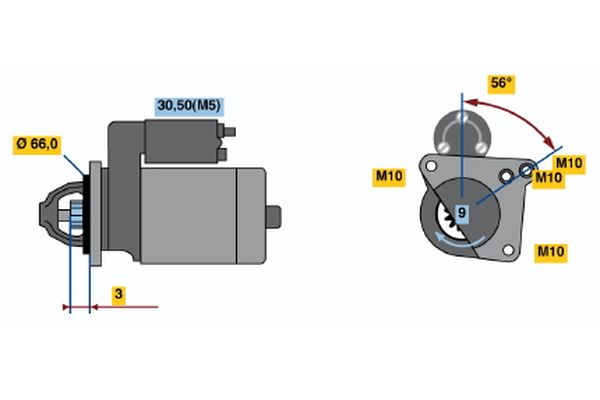 Bosch Starter 0 001 106 022