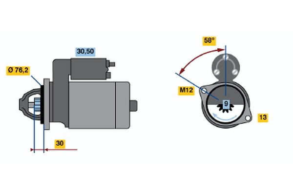 Bosch Starter 0 001 108 113