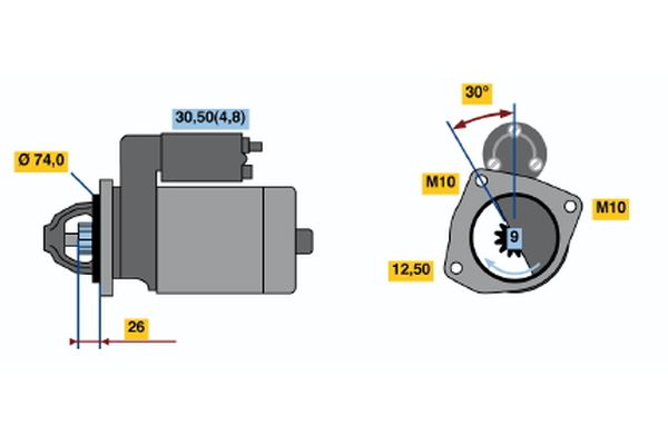 Bosch Starter 0 001 108 237