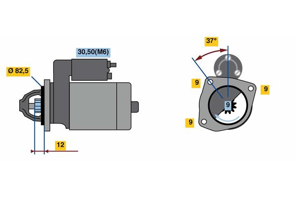 Bosch Starter 0 001 108 239