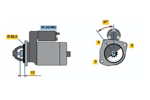 Bosch Starter 0 001 108 247