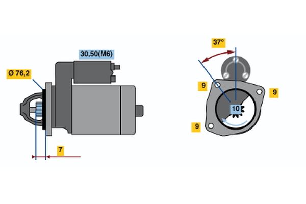 Bosch Starter 0 001 108 420