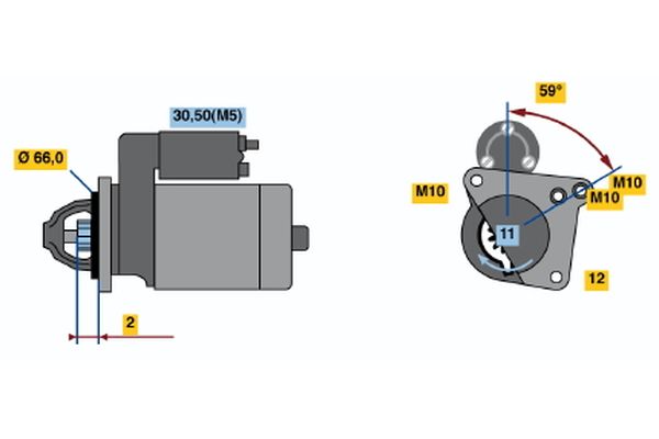 Bosch Starter 0 001 108 428