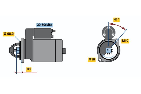 Bosch Starter 0 001 109 273