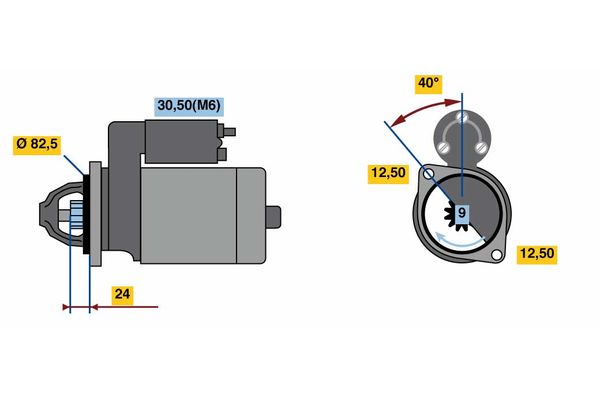 Bosch Starter 0 001 109 357