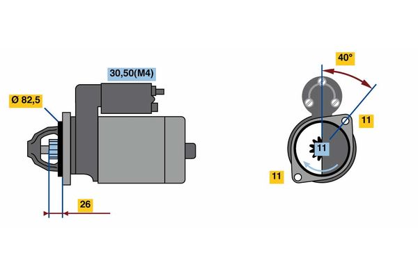 Bosch Starter 0 001 109 370