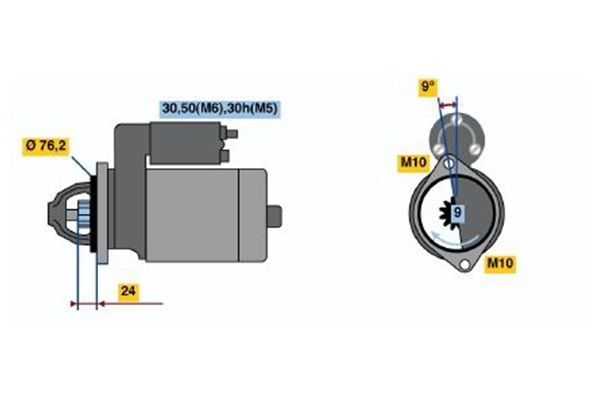 Bosch Starter 0 001 109 428