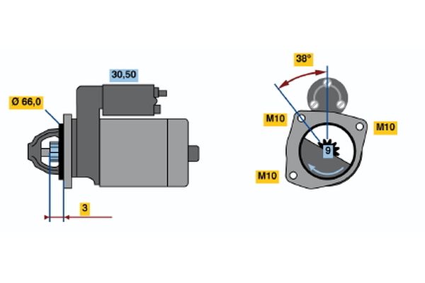 Bosch Starter 0 001 112 025