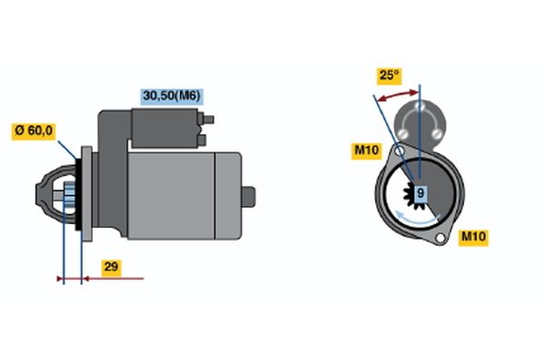 Bosch Starter 0 001 115 005