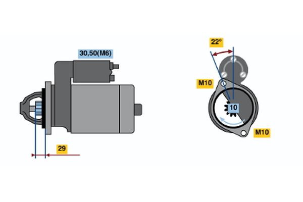 Bosch Starter 0 001 115 049