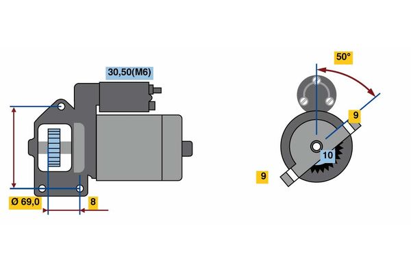 Bosch Starter 0 001 115 068