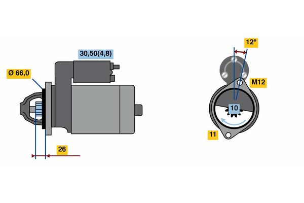 Bosch Starter 0 001 115 084