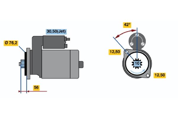 Bosch Starter 0 001 121 026